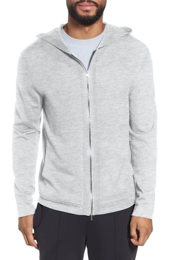 Men's Theory Lievos Cashmere Zip Hoodie