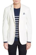 Men's Vince Camuto Slim Fit Stretch Knit Blazer - White