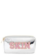 Stony Clover Lane Small Patent Pouch, Size - Silver