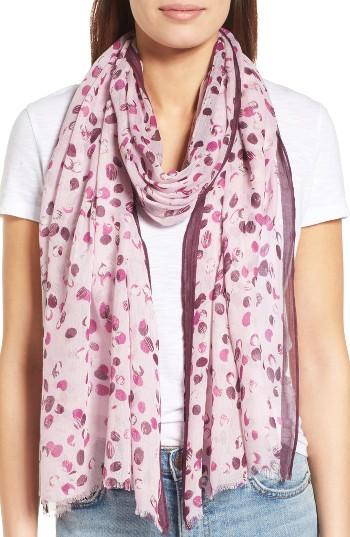 Women's Halogen Petal Dots Wrap, Size - Purple