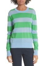 Women's Diane Von Furstenberg Colorblock Stripe Sweater, Size - Blue