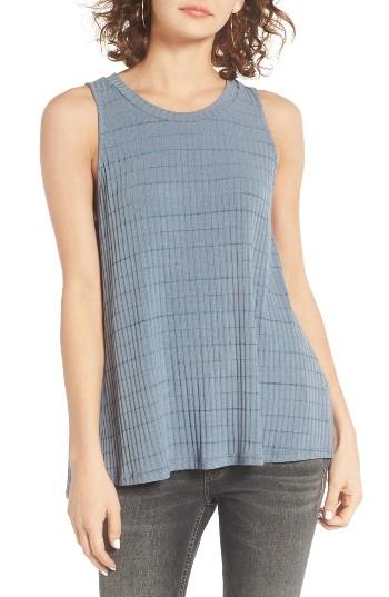 Women's Lush Open Back Rib Knit Tank
