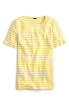 Women's J.crew New Perfect Fit T-shirt - Yellow