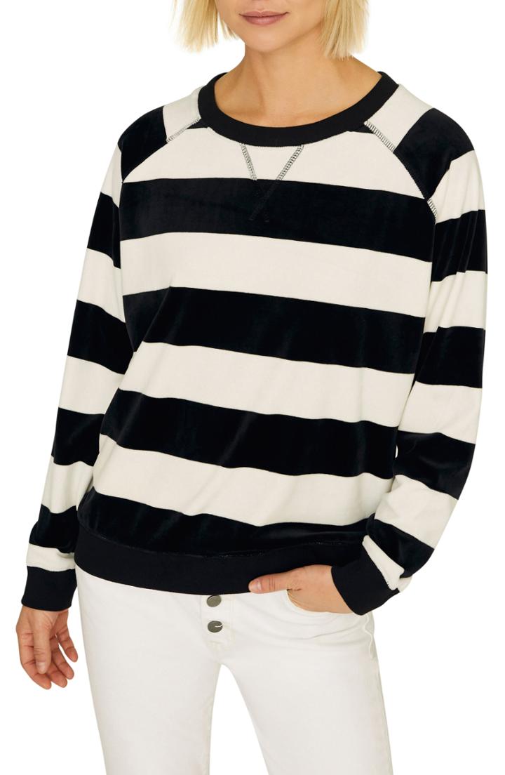Women's Sanctuary Labrea Stripe Velour Pullover