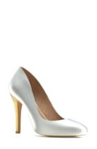 Women's Shoes Of Prey Round Toe Pump .5 A - White