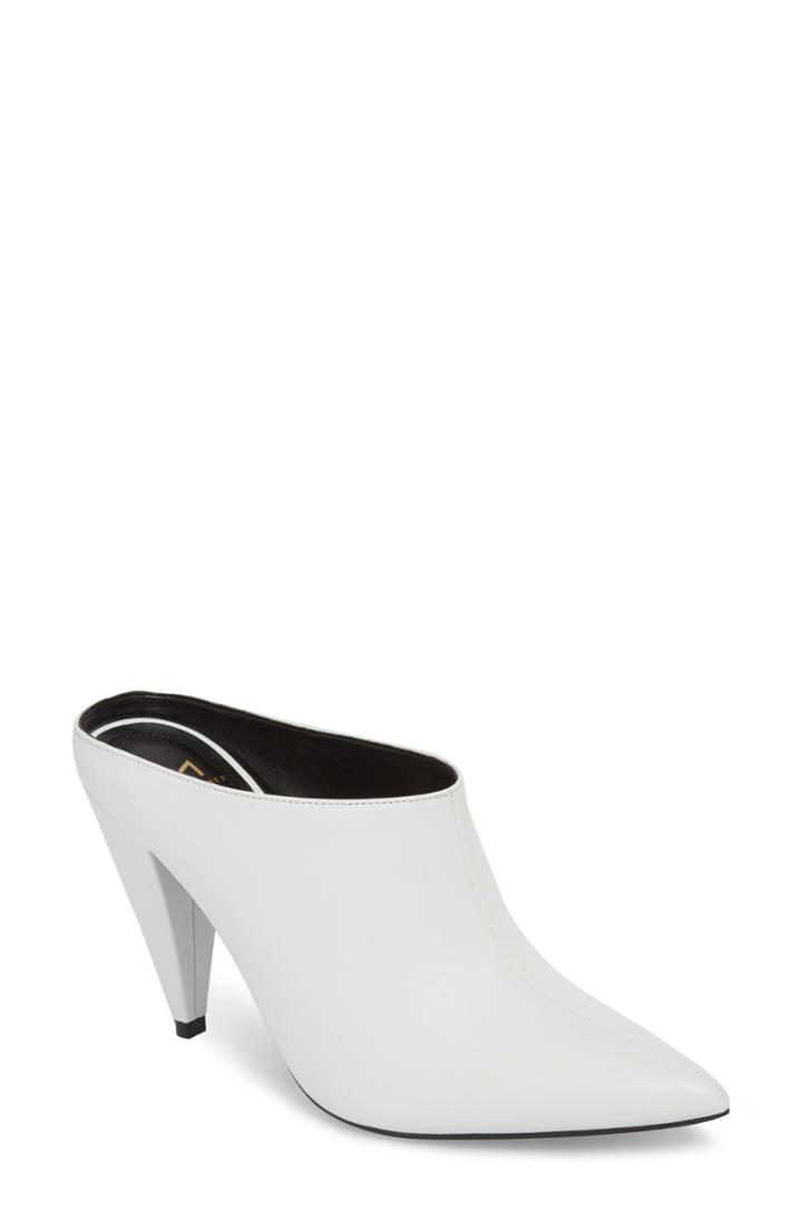 Women's Marc Fisher Ltd Harlie Pointy Toe Mule .5 M - White