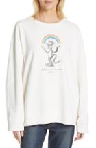 Women's Mm6 Maison Margiela Kidswear Mascot Graphic Sweatshirt - Ivory