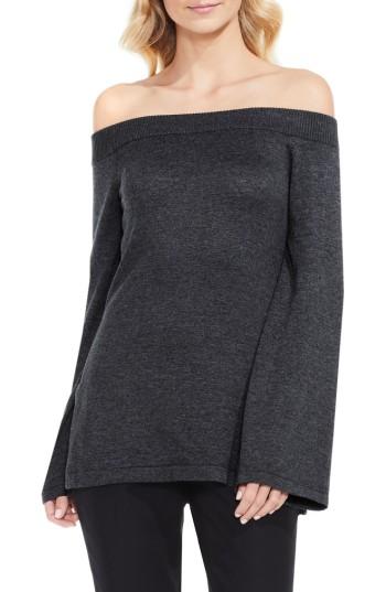 Women's Vince Camuto Off The Shoulder Sweater - Grey