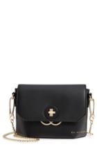 Ted Baker London Color By Numbers Leather Crossbody Bag - Black