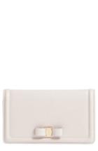 Women's Salvatore Ferragamo Vara Leather Wallet On A Chain - Pink