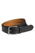 Men's Trask 'logan' Bison Leather Belt - Black
