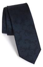 Men's The Tie Bar Floral Silk Tie, Size - Coral