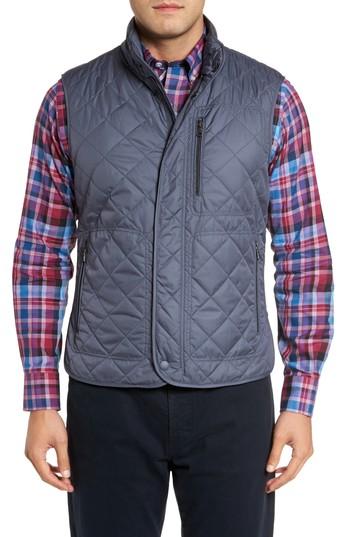 Men's Tailorbyrd Heflin Quilted Vest, Size - Blue