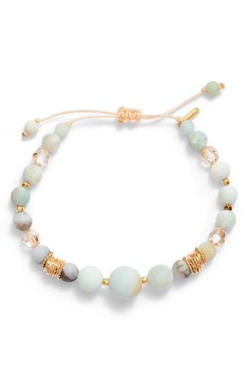 Women's Chan Luu Matte Multicolor Amazonite Adjustable Bracelet