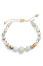 Women's Chan Luu Matte Multicolor Amazonite Adjustable Bracelet