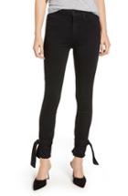 Women's Mother The Looker High Waist Bow Ankle Skinny Jeans