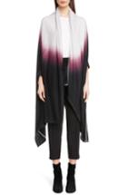 Women's Y's By Yohji Yamamoto Dip Dye Wool Jersey Cardigan - Black
