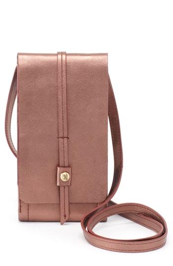 Hobo Token Smartphone Leather Crossbody Bag -