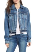 Women's Hudson Jeans Crop Denim Jacket - Blue
