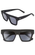 Women's Le Specs Subdimension 51mm Sunglasses - Black Rubber
