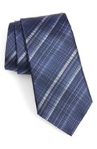 Men's John Varvatos Star Usa Cross Stripe Silk Tie, Size - Blue