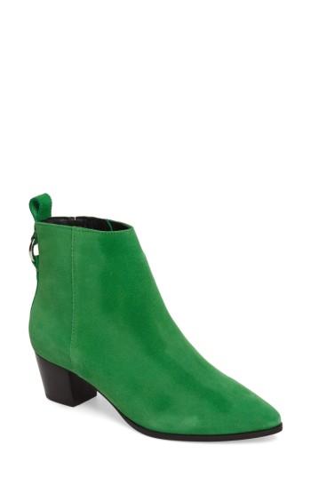 Women's Topshop Matcha Pointy Toe Bootie .5us / 36eu - Green