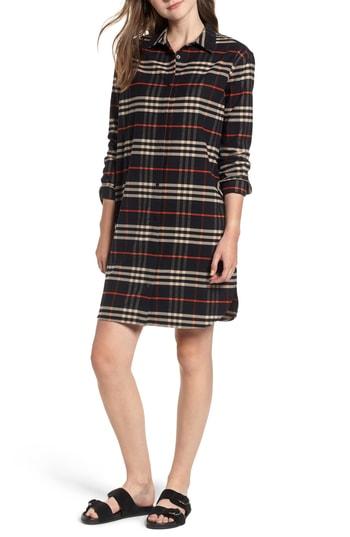 Women's Scotch & Soda Check Shirtdress - Black