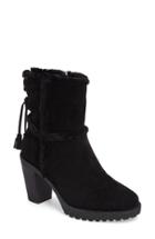 Women's Frye Jen Genuine Shearling Lined Water Resistant Boot .5 M - Black