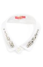 Women's Cara Crystal Embellished Collar, Size - White