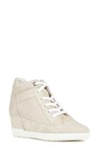 Women's Geox Carum Wedge Sneaker Us / 40eu - Beige