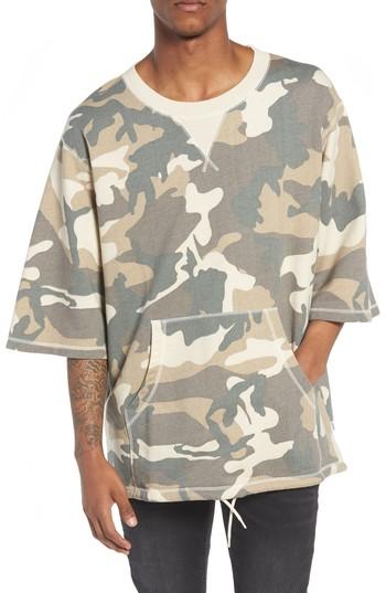 Men's Wesc Madison Camo Sweatshirt - Green