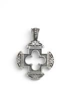 Men's Konstantino Silver Classics Cutout Cross Pendant