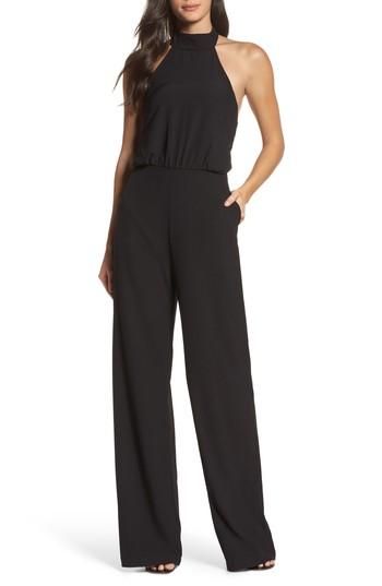 Women's Lulus Moment For Life Halter Jumpsuit