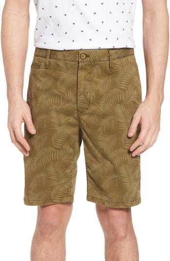 Men's Scotch & Soda Stretch Twill Chino Shorts - Green