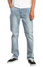 Men's Rvca Daggers Slim Straight Leg Jeans - Blue