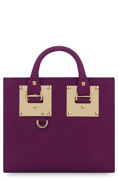 Sophie Hulme 'albion' Box Tote - Burgundy