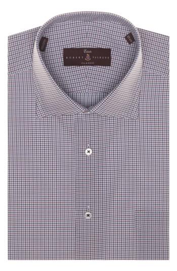 Men's Robert Talbott Tailored Fit Check Dress Shirt - Purple