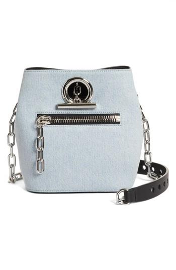 Alexander Wang Riot Denim Crossbody Bag - Blue