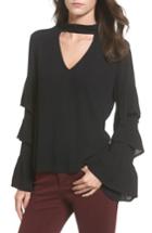 Women's Bp. Ruffle Sleeve Choker Top