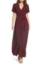 Women's Leith Wrap Maxi Dress - Red