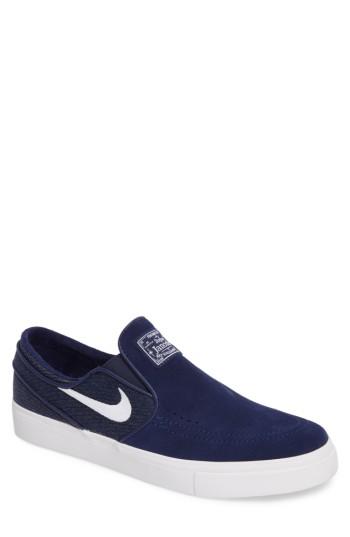 Men's Nike Zoom Stefan Janoski Slip-on .5 M - Blue