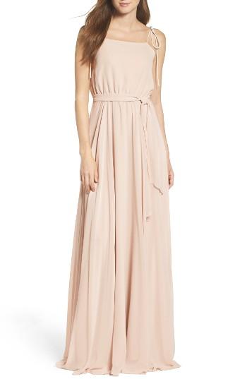 Women's Ceremony By Joanna August Halter Chiffon Gown