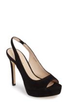 Women's Pelle Moda Oana Slingback Platform Sandal M - Black