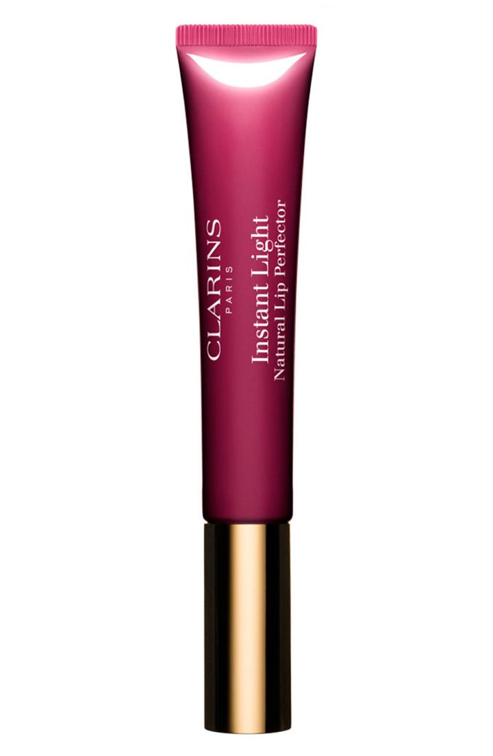 Clarins Instant Light Natural Lip Perfector - Plum Shimmer 08