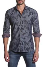 Men's Jared Lang Trim Fit Paisley Sport Shirt