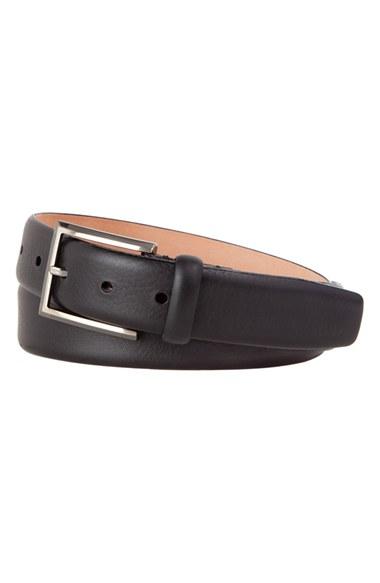 Men's Tommy Bahama Leather Belt - Black