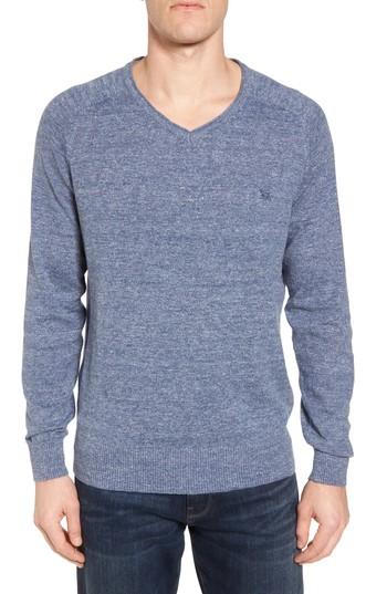 Men's Rodd & Gunn Arbors Cotton V-neck Sweater - Blue