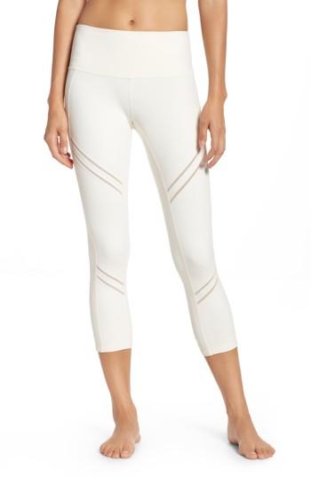 Women's Alo High Waist Cosmic Capris - Beige