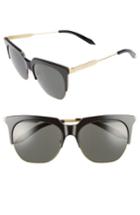 Women's Victoria Beckham Layered Combination 57mm Square Sunglasses -