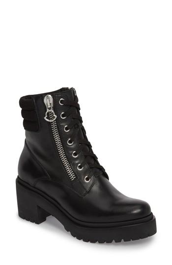 Women's Moncler Viviane Military Boot Us / 39eu - Black